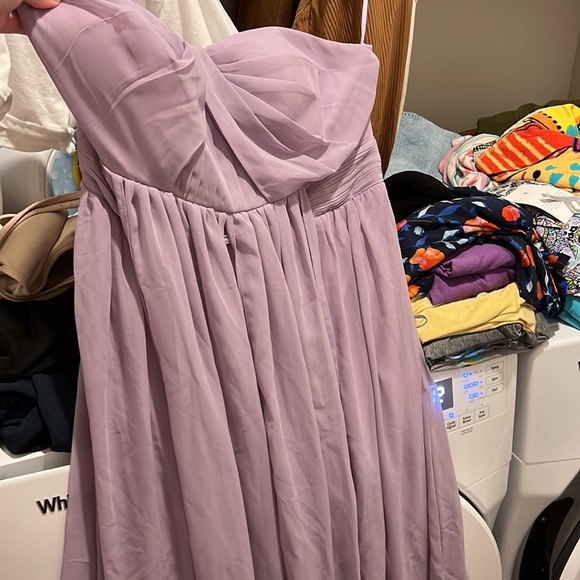 Lavender Grace Convertible Bridesmaid Dress Birdy Grey - Picture 6 of 13